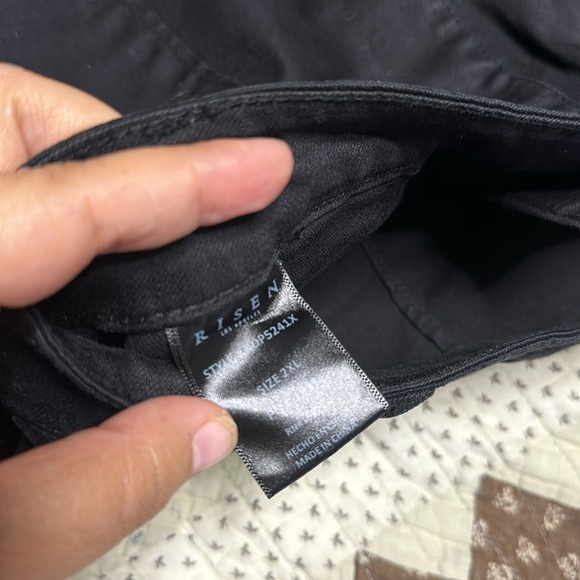 Risen jeans high rise cargo boyfriend pants - Picture 8 of 14